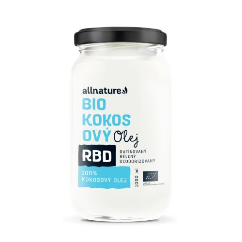 Allnature RBD Kokosový olej bez vůně BIO 1000 ml