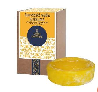 Ayursaveda Ájurvédské mýdlo v krabičce KURKUMA 100 g