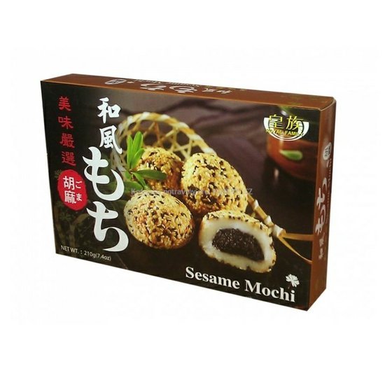 Q Brand Mochi rýžové koláčky sezam 210g   DMT 1..9.2023