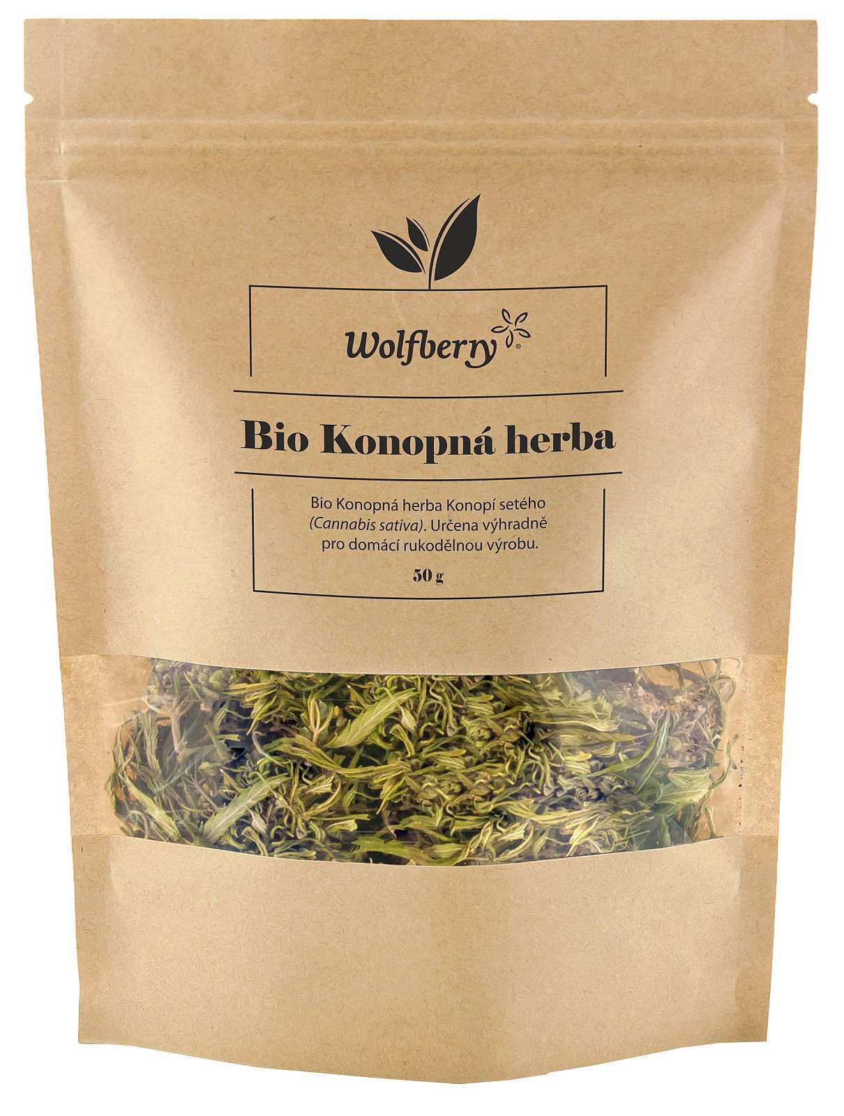 Wolfberry Konopná herba - pro domácí rukodělnou tvorbu BIO 50 g