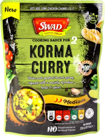 SWAD Hotová omáčka Korma Curry  250 g