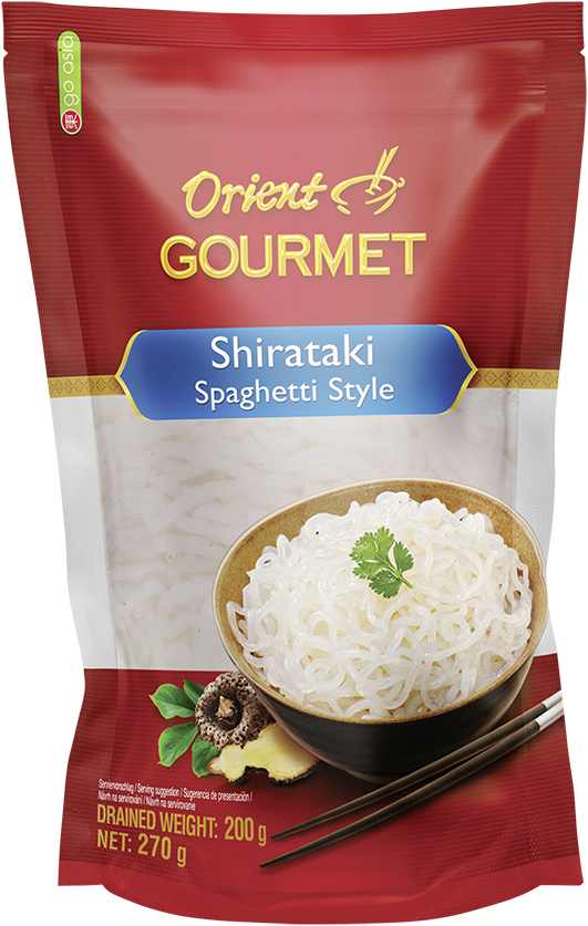 Orient Gourmet Shirataki ve tvaru špaget v nálevu 270g DMT 1.11.2023