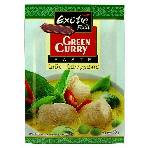 Exotic Food Zelená kari pasta 50 g